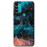 General Mobile GM 21 Plus HD Baskılı Kılıf + 9D Tam Ekran Koruyucu - Liquid Colorfull