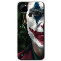 MRCİLETİSİM Realme C21 Kılıf Baskılı Kapak - Joker + 5D Tam Kaplayan Cam