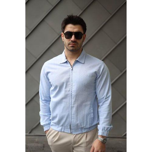 Erkek Pamuklu Keten Kumaş Ceket