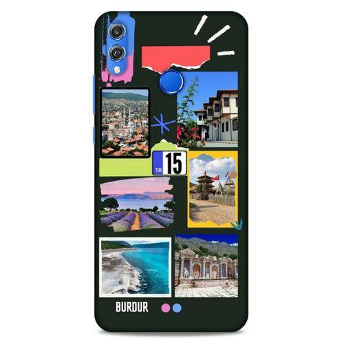 Lopard Huawei Honor 8x Uyumlu Kılıf Şehirli ※ (15) Burdur Antişok Kılıf