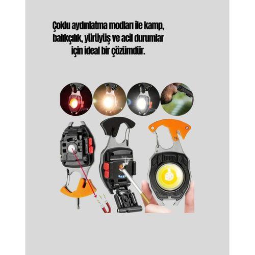 Çok Modlu Led Işıklı Pratik Anahtarlık