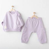 Andywawa AC25353 Basic 2'Li Bebe Takım Lila