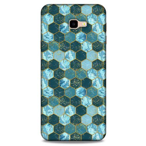 Mermer Desenli (21) Tema Koruyucu Kapak Akuamarin Samsung Galaxy J4 Plus Kılıf