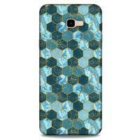 Mermer Desenli (21) Tema Koruyucu Kapak Akuamarin Samsung Galaxy J4 Plus Kılıf