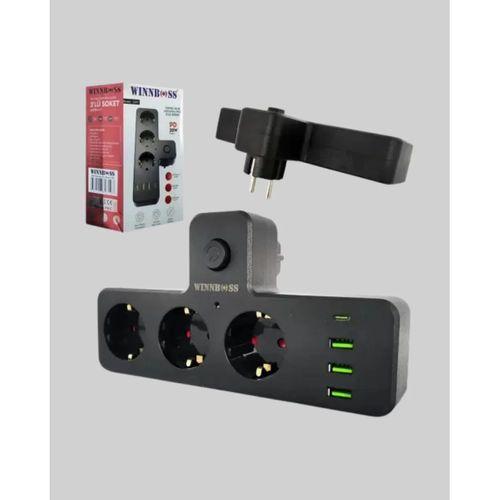 Ev Ve Ofis İçin Akıllı Çoklu Priz 7 Girişli