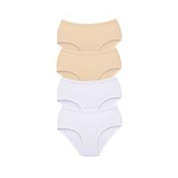 4 Adet Tutku Kadın Yüksek Bel Bato Kalın Lastik Külot S9