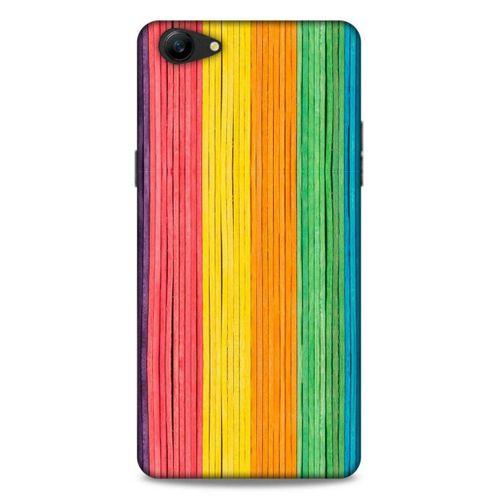 Lopard Oppo A79 Uyumlu Kılıf Wood'X (28) Arka Kapak Desenli