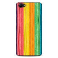 Lopard Oppo A79 Uyumlu Kılıf Wood'X (28) Arka Kapak Desenli