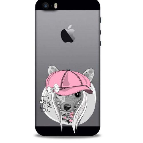 Zoologix (64) Apple Iphone 5 Şeffaf Kılıf Silikon Desenli