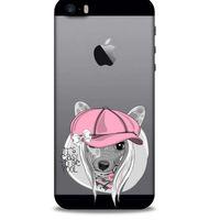 Zoologix (64) Apple Iphone 5 Şeffaf Kılıf Silikon Desenli