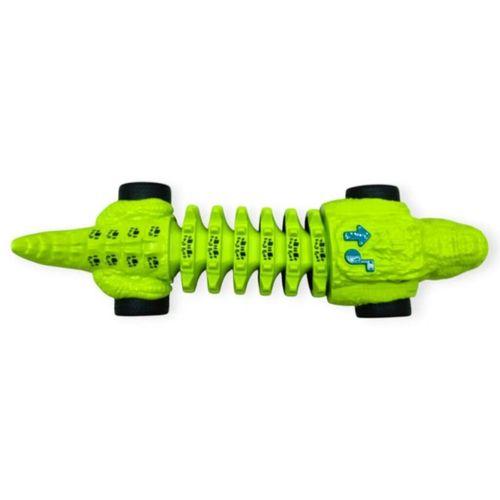 Timsah Araba - Otomatik Hareketli Sesli Işıklı 32 cm - Açık Yeşil Timsah