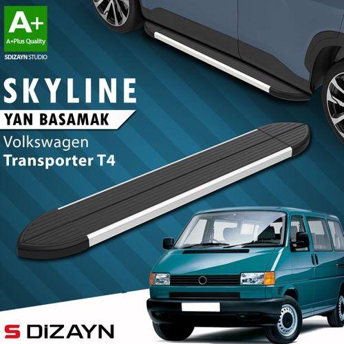 S-Dizayn VW Transporter T4 Kısa Şase Skyline Aluminyum Yan Basamak 213 Cm 1995-2003 A+ Kalite