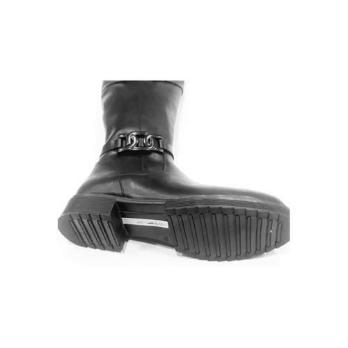 PUNTO 239108 Kadın Fermuarlı Siyah Çizme