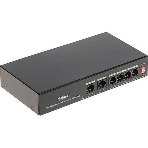 Dahua Pfs3006-4et-36 6 Port 10-100 (4 Poe + 2fe Uplınk Toplam 36w Poe)