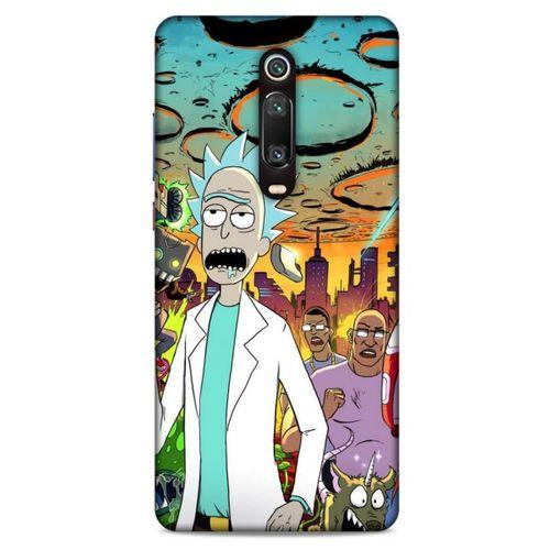 Xiaomi Redmi K20 Pro Uyumlu Kılıf Rick And Morty (42) Rugged Armor Kılıf Story Train Morty