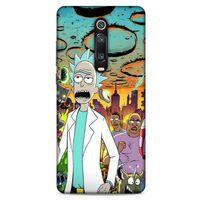 Xiaomi Redmi K20 Pro Uyumlu Kılıf Rick And Morty (42) Rugged Armor Kılıf Story Train Morty