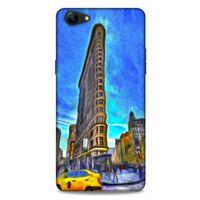 Oppo A79 Kılıf Dünya Mimarisi (7) Telefon Kılıfı Flat Iron New York