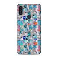 Samsung Galaxy M11 Uyumlu Kılıf Utopia (12) Koruyucu Silikon Turuncu