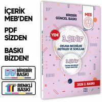 2026 MEB İlkokul 3 Sınıf Okuma Becerileri Metinler ve Soruları Çözüm kitapçık ilaveli BASKI ÜCRETİ