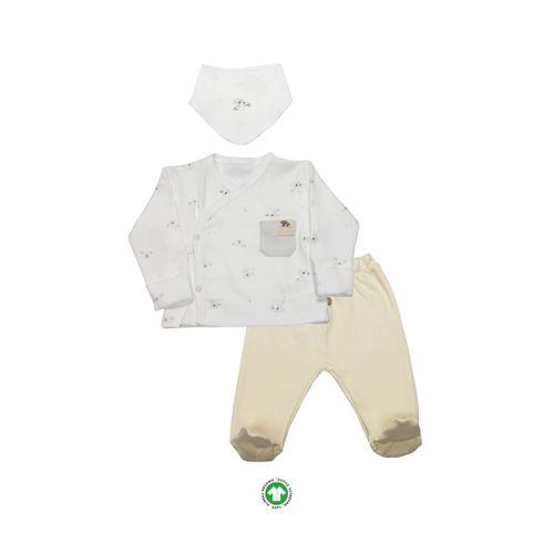 Bistyle 3Lü Zıbın Takım Lıttle Koala 13109 Gri