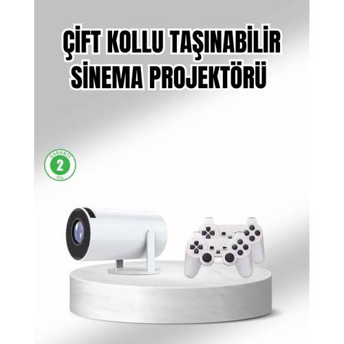 Projeksiyon Cihazı 4k Destekli Kablosuz Bağlantılı Bluetooth 5.0