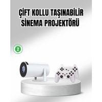 Projeksiyon Cihazı 4k Destekli Kablosuz Bağlantılı Bluetooth 5.0