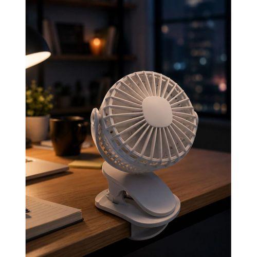 Çalışma Masası Ve Yatak Başlığı İçin Klipsli Mini Fan