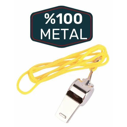 Metal Ipli Hakem Ve Deprem Düdüğü (24'lü)