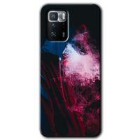 Xiaomi Poco x3 GT HD Baskılı Kılıf + 9D Tam Ekran Koruyucu - Smoke-Man