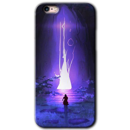 iPhone 6s Kılıf Kapak - Wanderer Silhouette +Hayalet Ekran Yandan Gözükmez