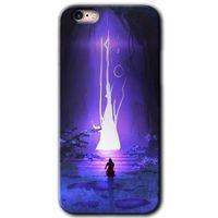 iPhone 6s Kılıf Kapak - Wanderer Silhouette +Hayalet Ekran Yandan Gözükmez