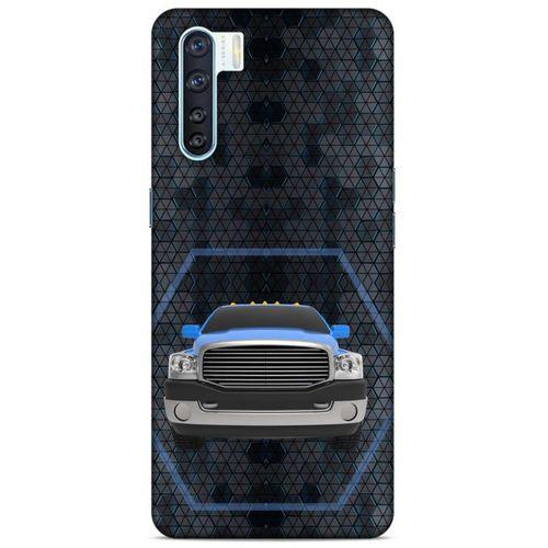 Lopard Oppo A91 Uyumlu Kılıf PickUpX (8) Baskılı Kılıf Gece Mavi