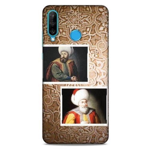 Huawei P30 Lite Uyumlu Kılıf Ottoman (22) Tam Koruma Kılıfı Osman - Orhan Gazi