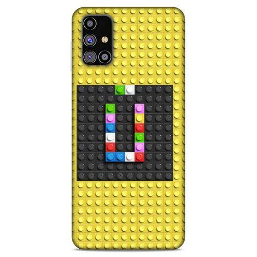 Lopard Samsung Galaxy M31s Uyumlu Kılıf BloX (34) Slim Armor Kılıf Ü Harfi