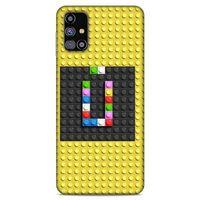 Lopard Samsung Galaxy M31s Uyumlu Kılıf BloX (34) Slim Armor Kılıf Ü Harfi