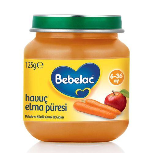 Bebelac Bebelac Havuç Elma Püreli Kavanoz Maması 125gr