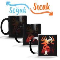 Samurai Jack The Great Battle Sihirli Kupa Bardak Porselen