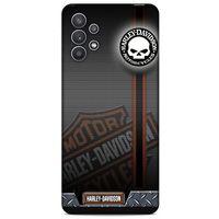 Samsung Galaxy A32 Uyumlu Kılıf Motorsiklet (46) Core Armor Kılıf Harley