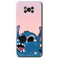 Poco x3 Pro Kılıf HD Desen Baskılı Arka Kapak - Stitch + Kırılmaz Cam