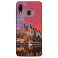 Samsung Galaxy A20 Kılıf Almanya (30) Silicone Case Nehir Şato