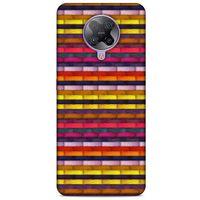 Xiaomi Poco F2 Pro Kılıf Patchwork (42) Rugged Armor Kılıf Karışık Renkli