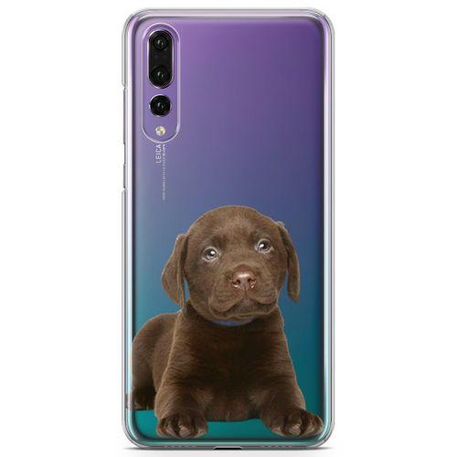 Huawei P20 Pro Kılıf Yavru Labrador Arka Kapak Koruma Desenli Full Koruyucu