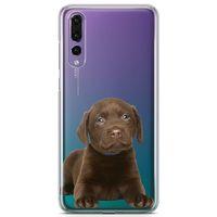Huawei P20 Pro Kılıf Yavru Labrador Arka Kapak Koruma Desenli Full Koruyucu