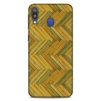 Lopard Samsung Galaxy M20 Uyumlu Kılıf Wood'X (32) Soft Silikon Kılıf Desenli