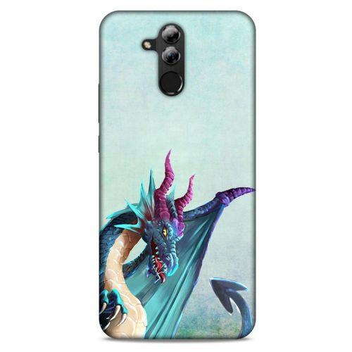 Huawei Mate 20 Lite Kılıf Dragons (19) Kılıfları Mavi Ejderha
