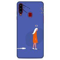 Samsung Galaxy A20s Kılıf Depresyon (36) Glitter Kılıf Yeşil Tonları