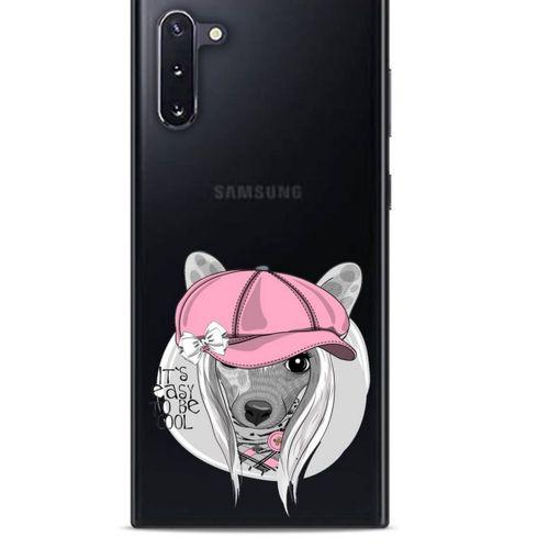 Zoologix (64) Samsung Galaxy Note 10 Şeffaf Kılıf Silikon Desenli
