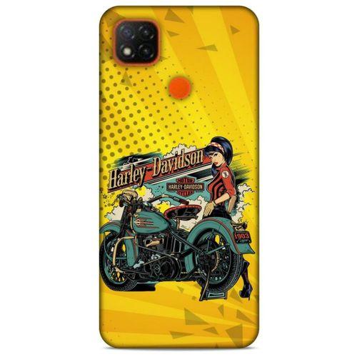 Xiaomi Redmi 9C Uyumlu Kılıf Motorsiklet (44) Tough Armor Kılıf Harley