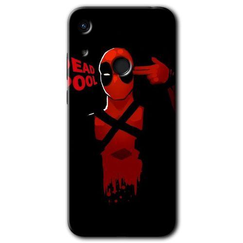 Huawei Y6s Kılıf Baskılı Kapak - DeadPool 4 + 5D Tam Kaplayan Cam