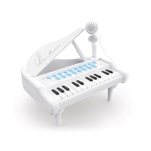 MP3 çalar ve mikrofonlu mini piano ile çocukların müzik ve koordinasyon gelişimi